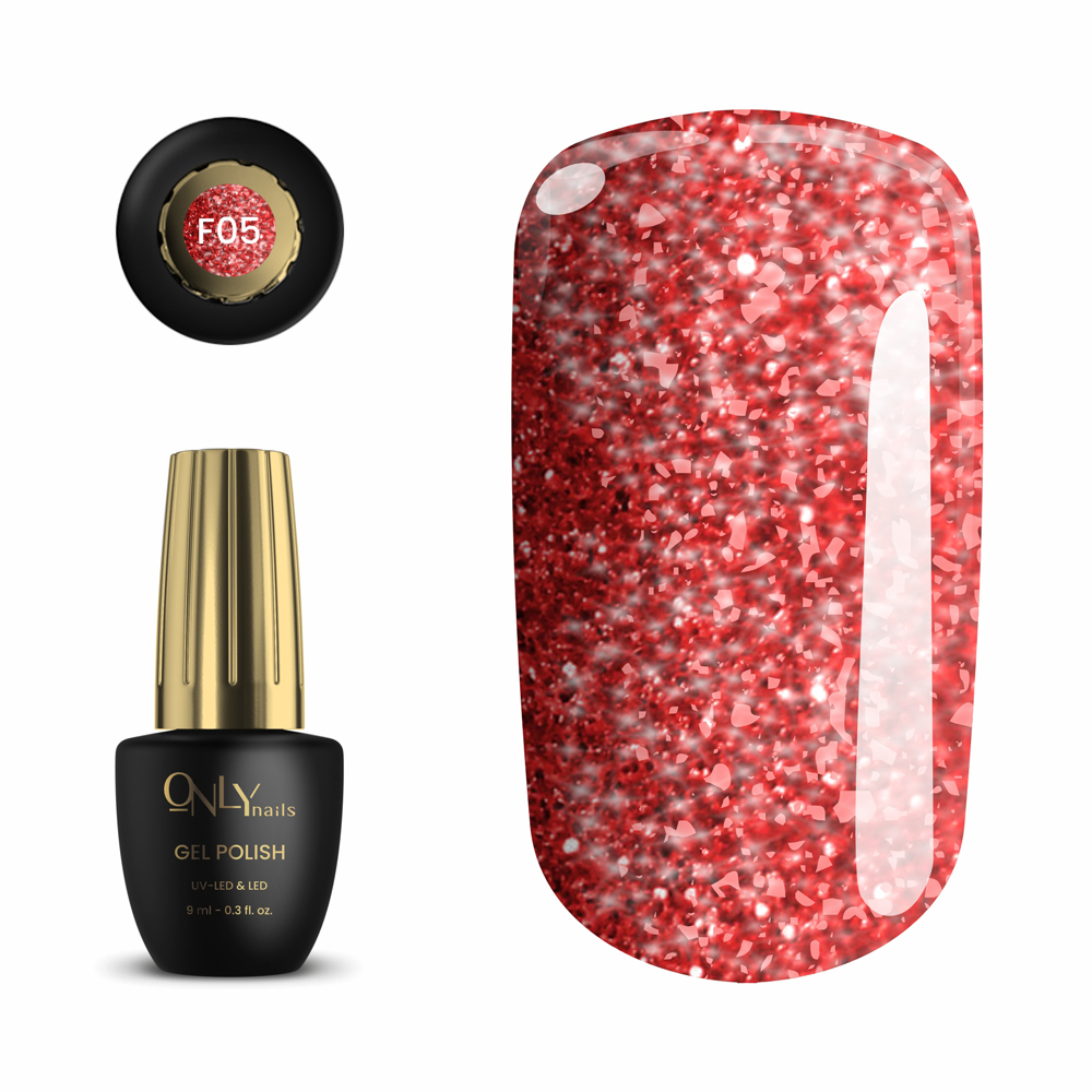 only_nails_gel_polish_F05 Only Nails Flash Gel Lak F05 - Image 1