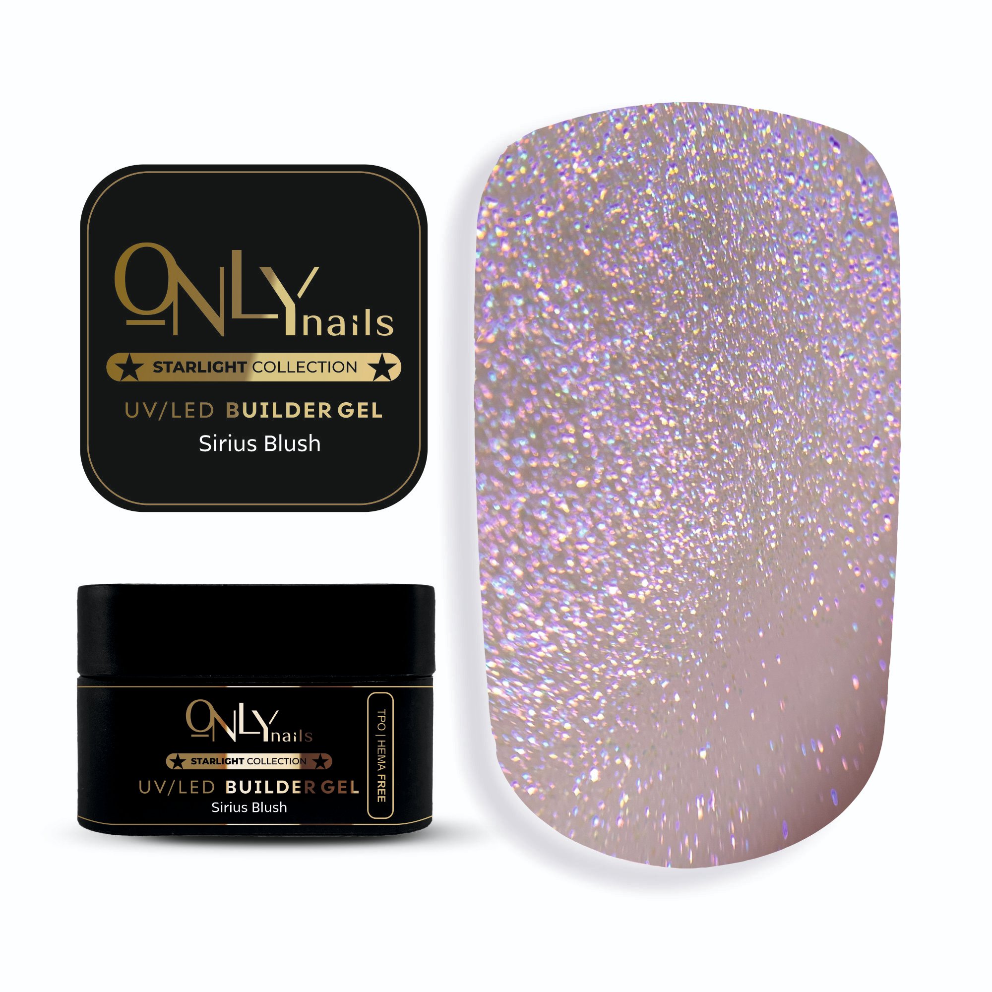1000079358 Only Nails Starlight Gel Sirius Blush 20g - Image 1